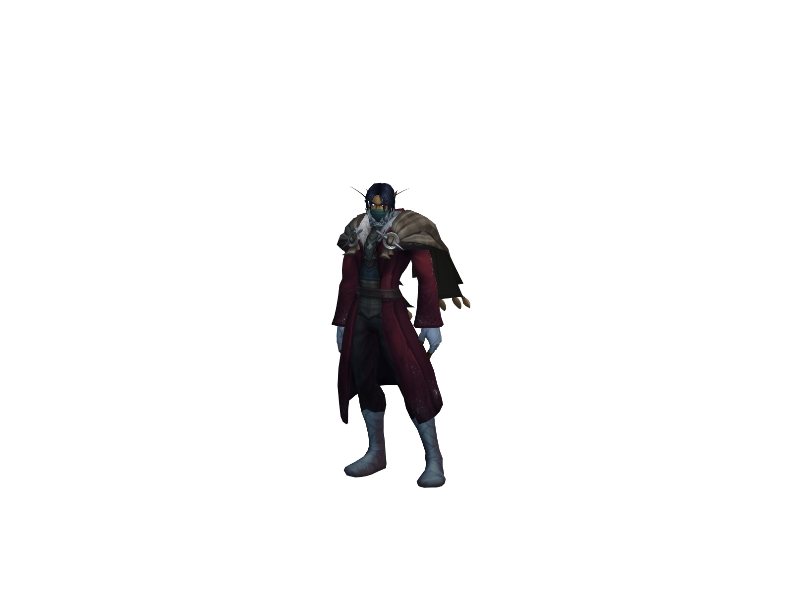 Kalvos 3D character render
