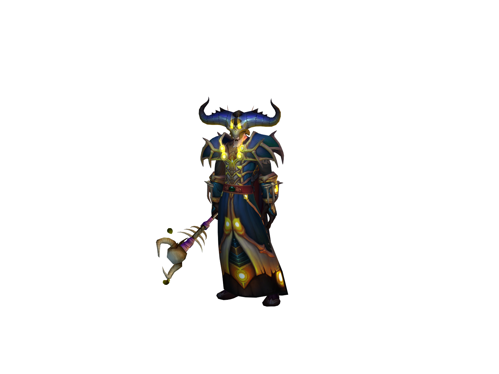 Evilwarlock 3D character render
