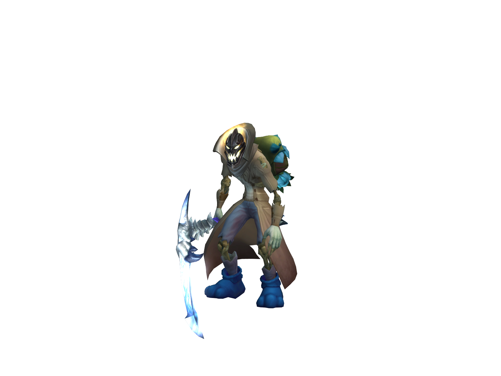 Frakala 3D character render