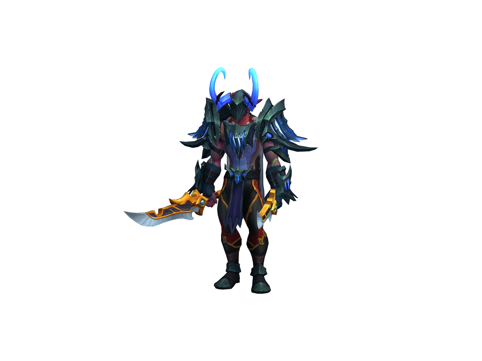 Ecksreaper 3D character render
