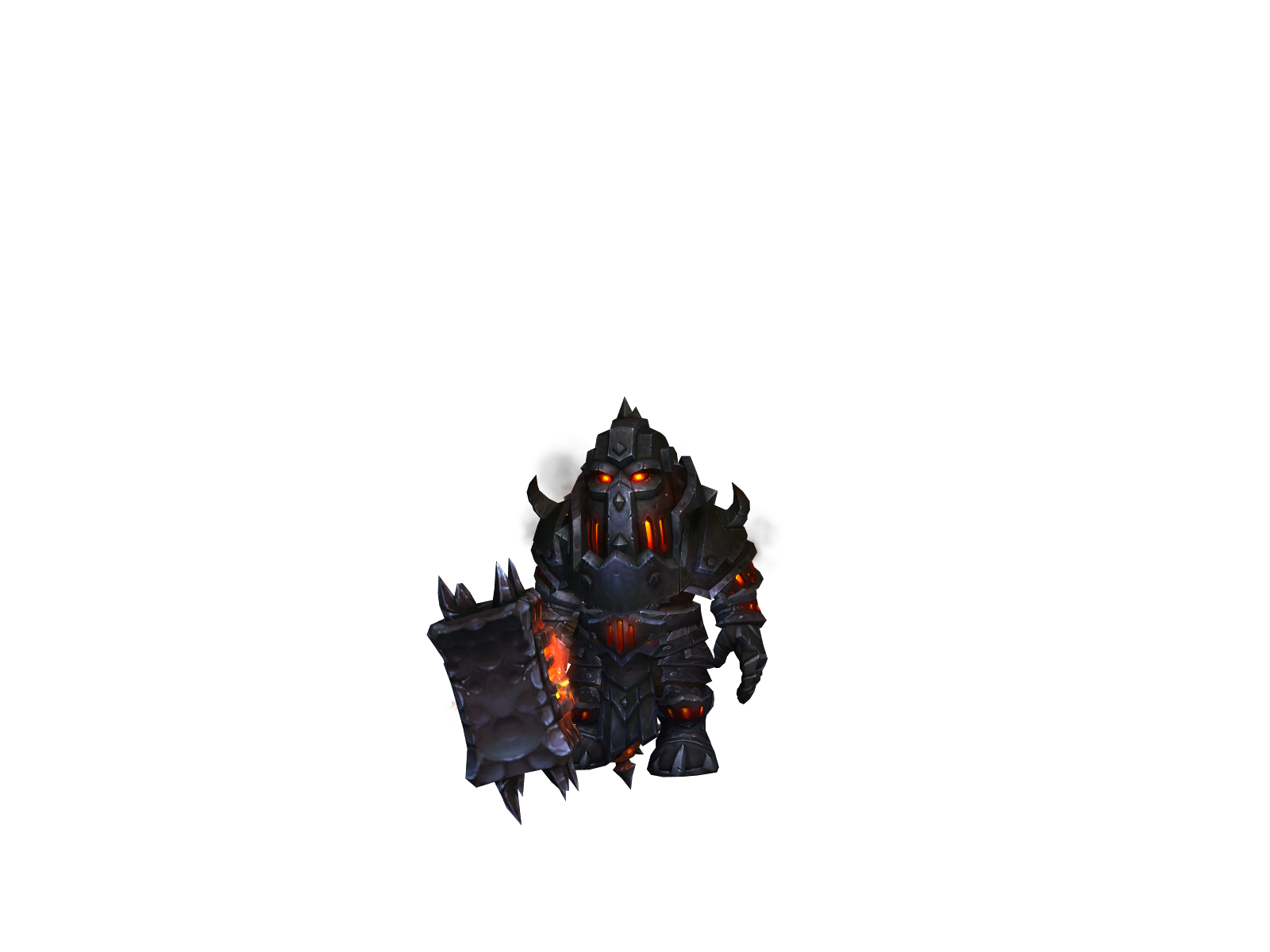 Mortifore 3D character render
