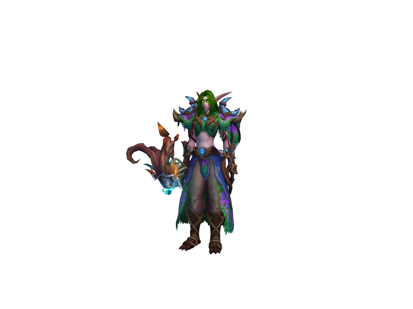 Verdantheal 3D character render