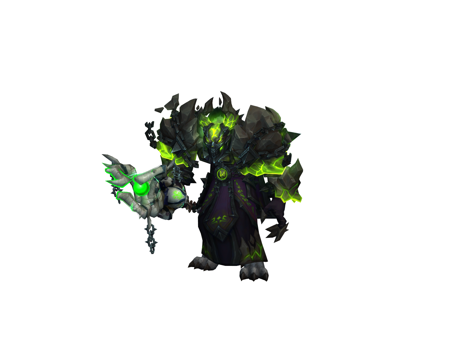 Berumottowbw 3D character render