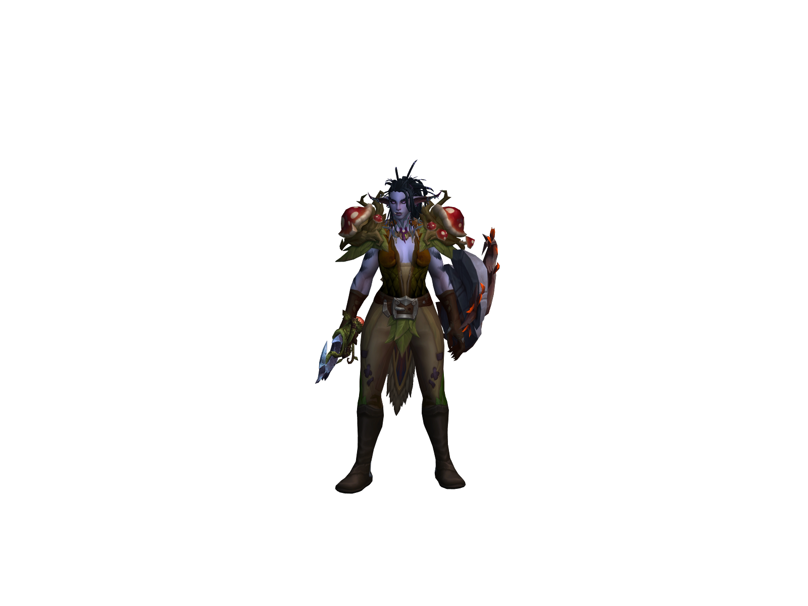 Amumbani 3D character render