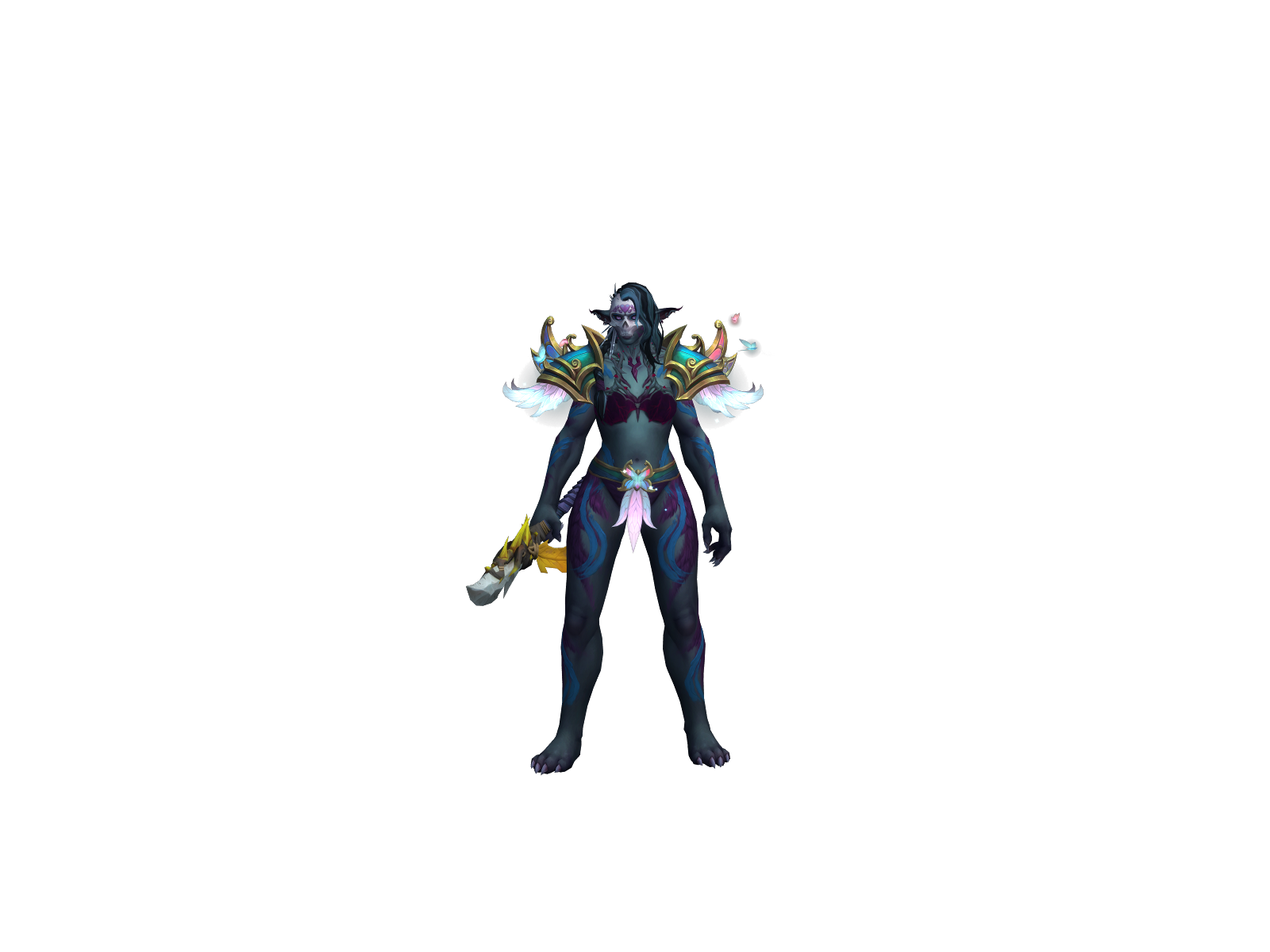 Grovefang 3D character render