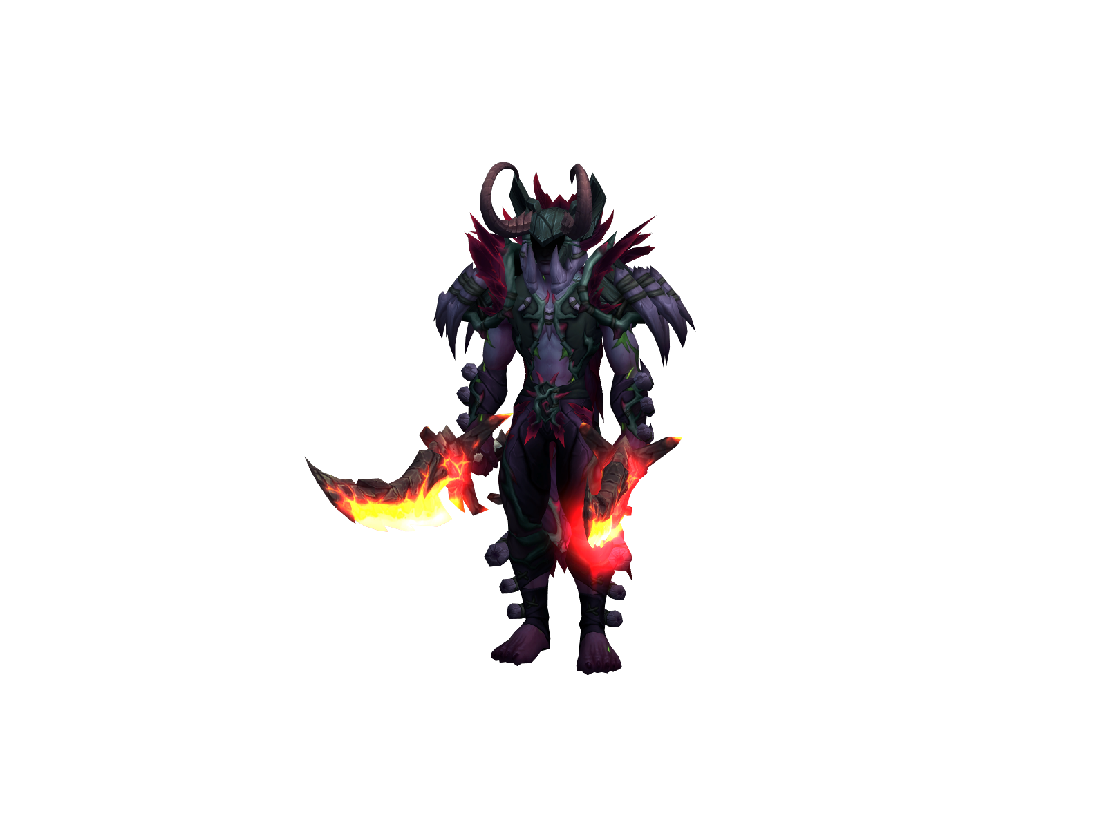 Scarforged 3D character render