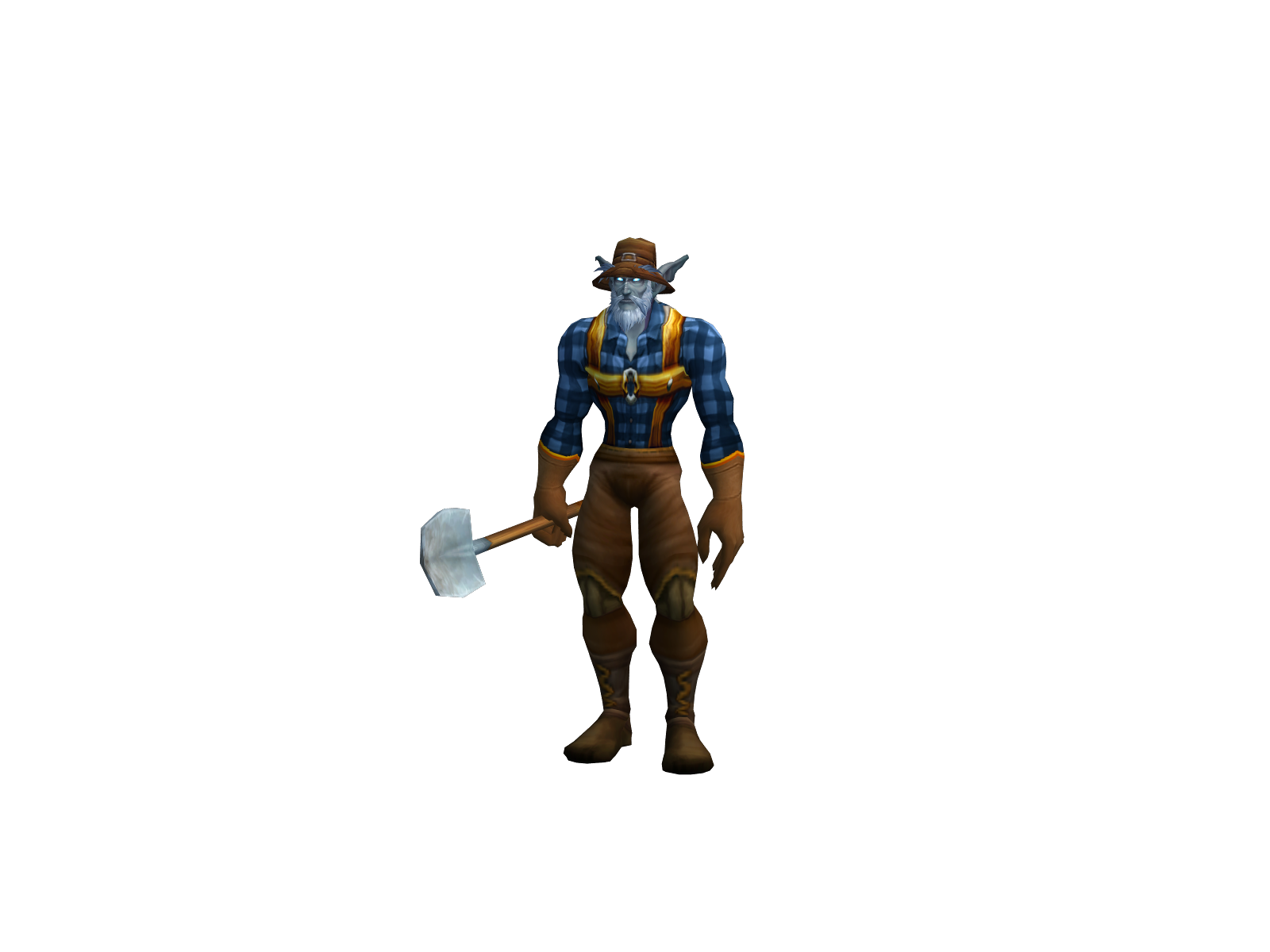 Gandlafd 3D character render