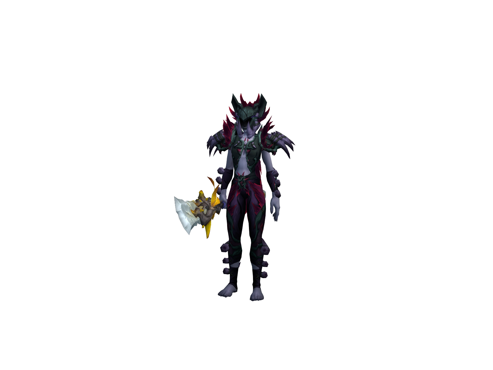 Moonwyld 3D character render