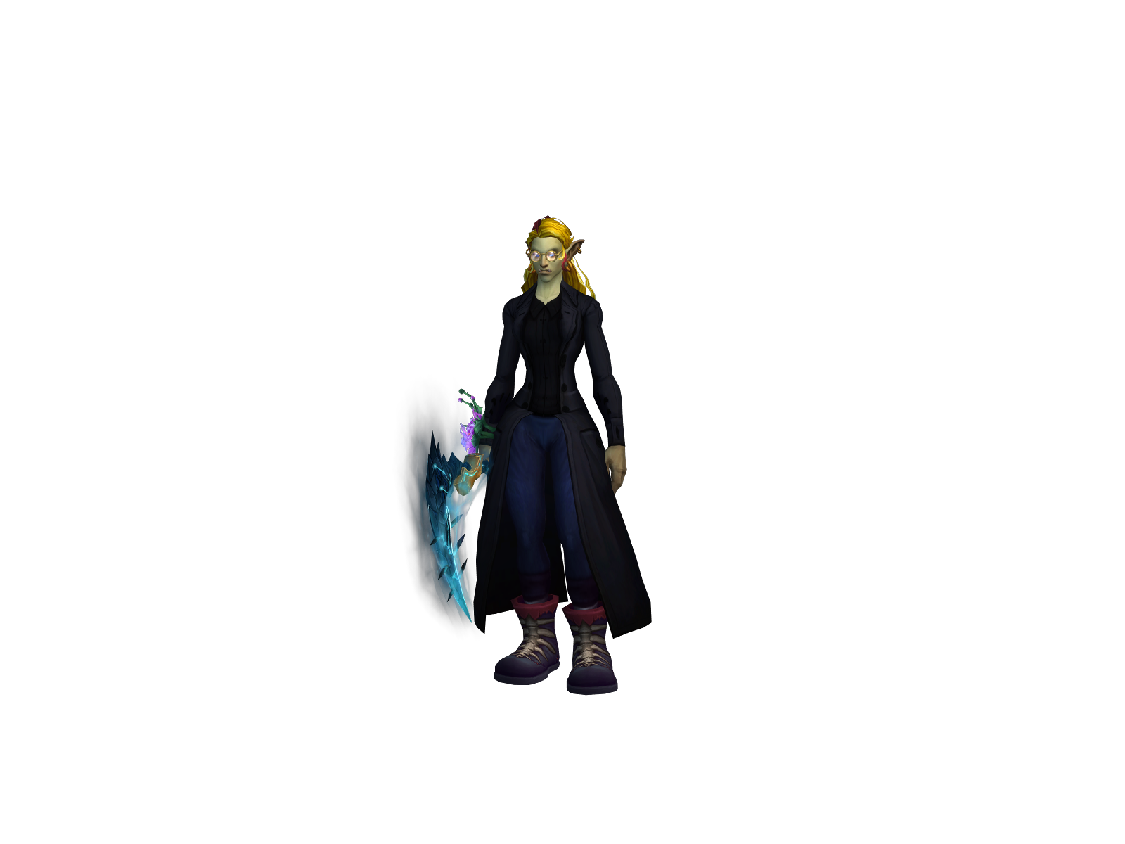 Limenglan 3D character render