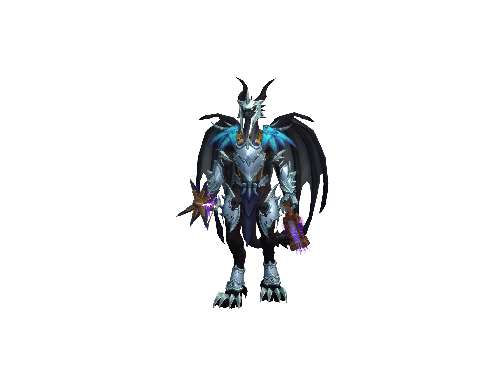 Dracveins 3D character render