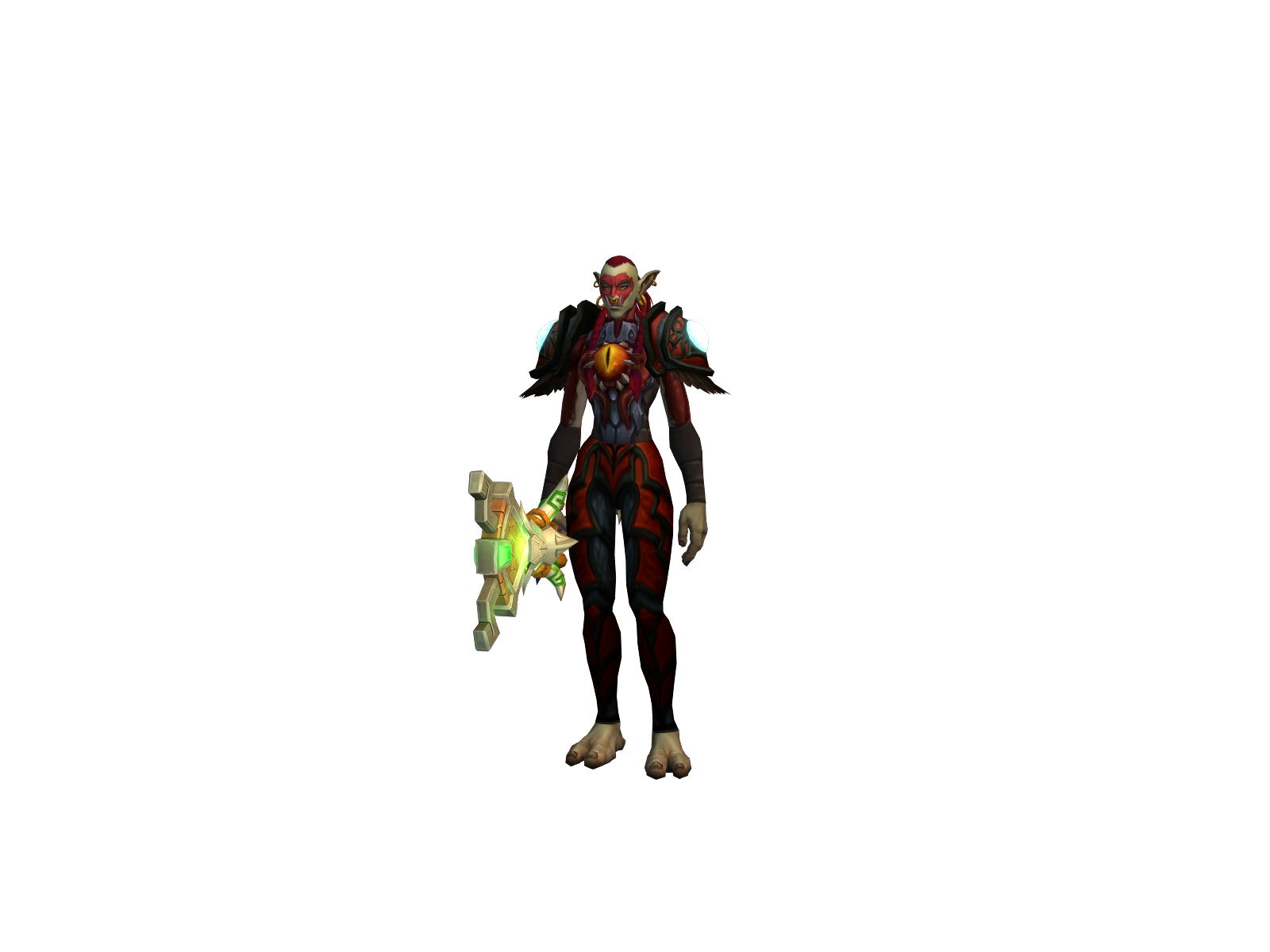 Nofacenocase 3D character render