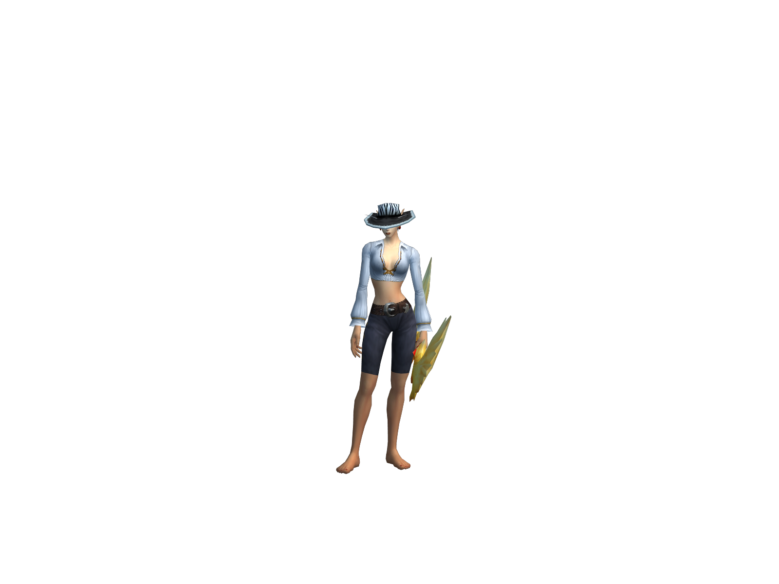 Ameliax 3D character render