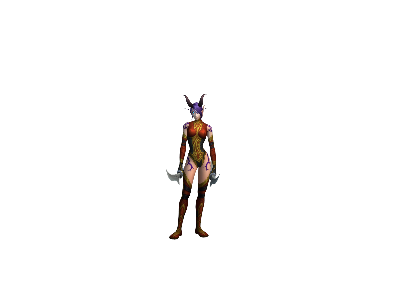 Voritha 3D character render