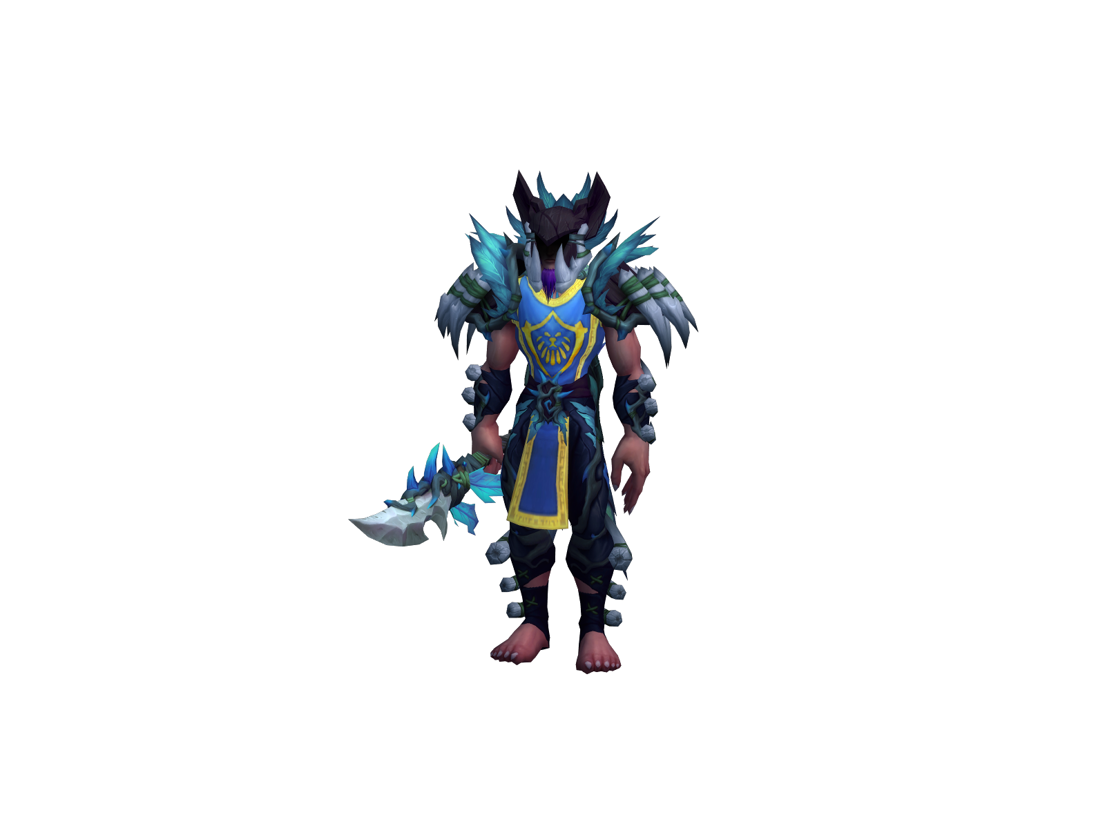 Fedral 3D character render