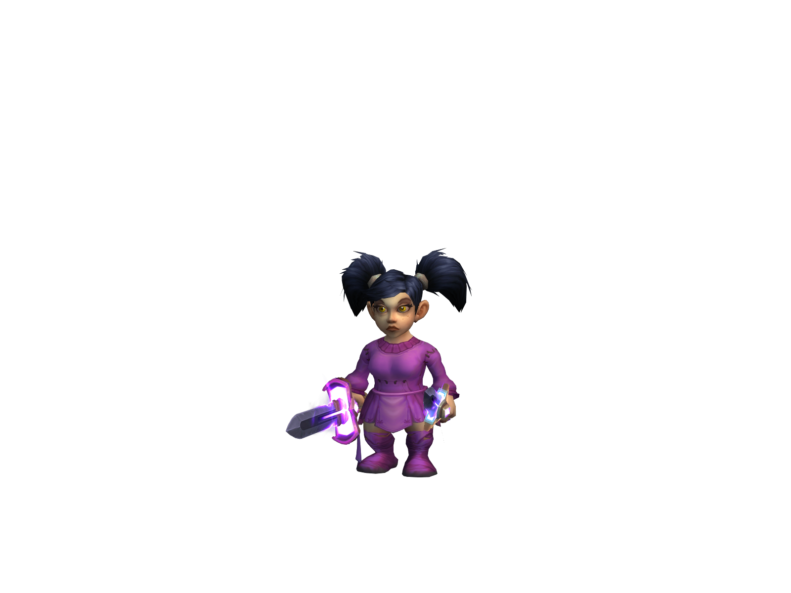 Dyaning 3D character render