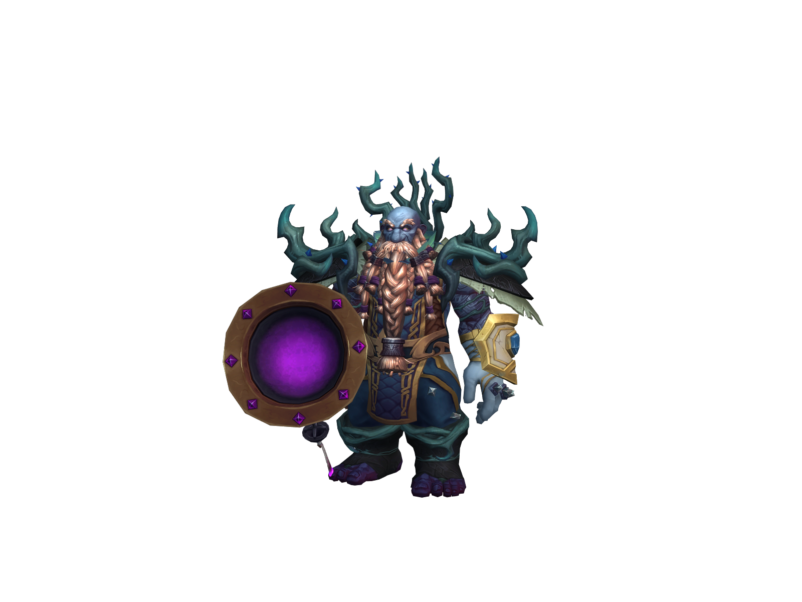 Fadetwoblack 3D character render