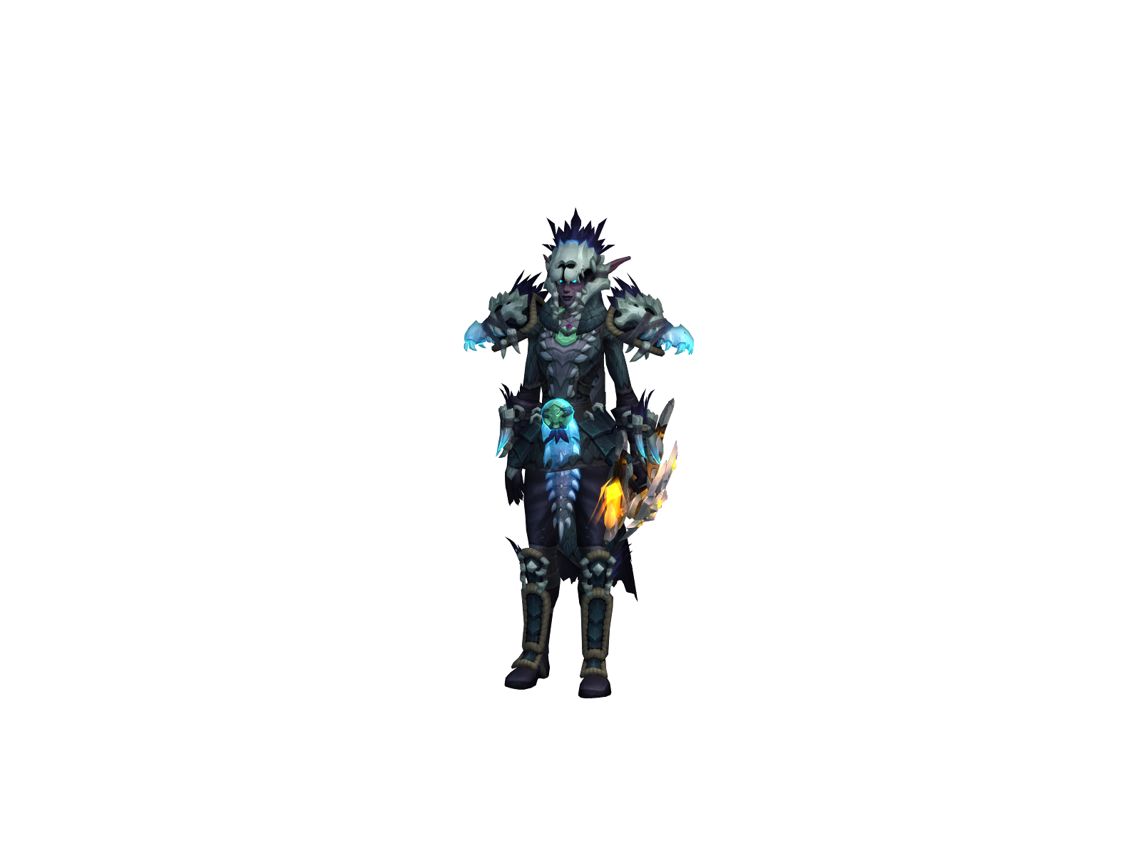 Nohidden 3D character render