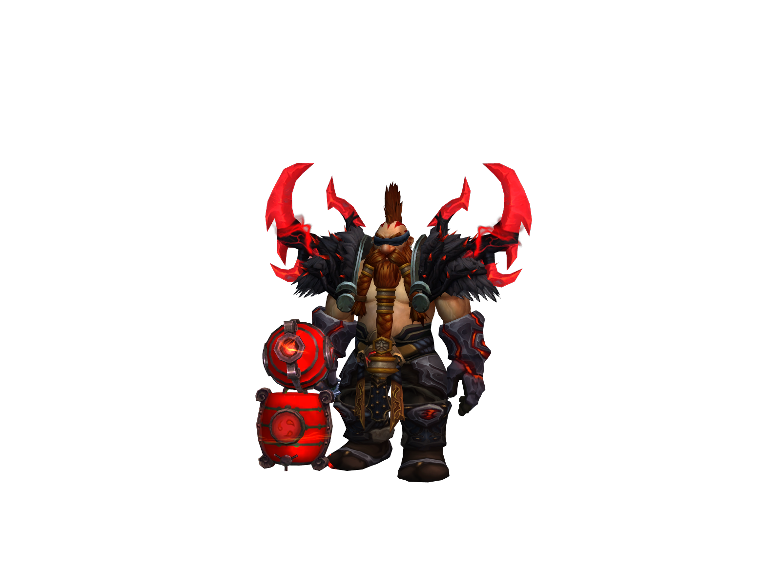 Drunkpow 3D character render