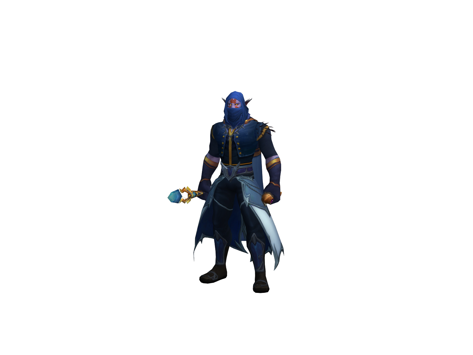 Adernas 3D character render