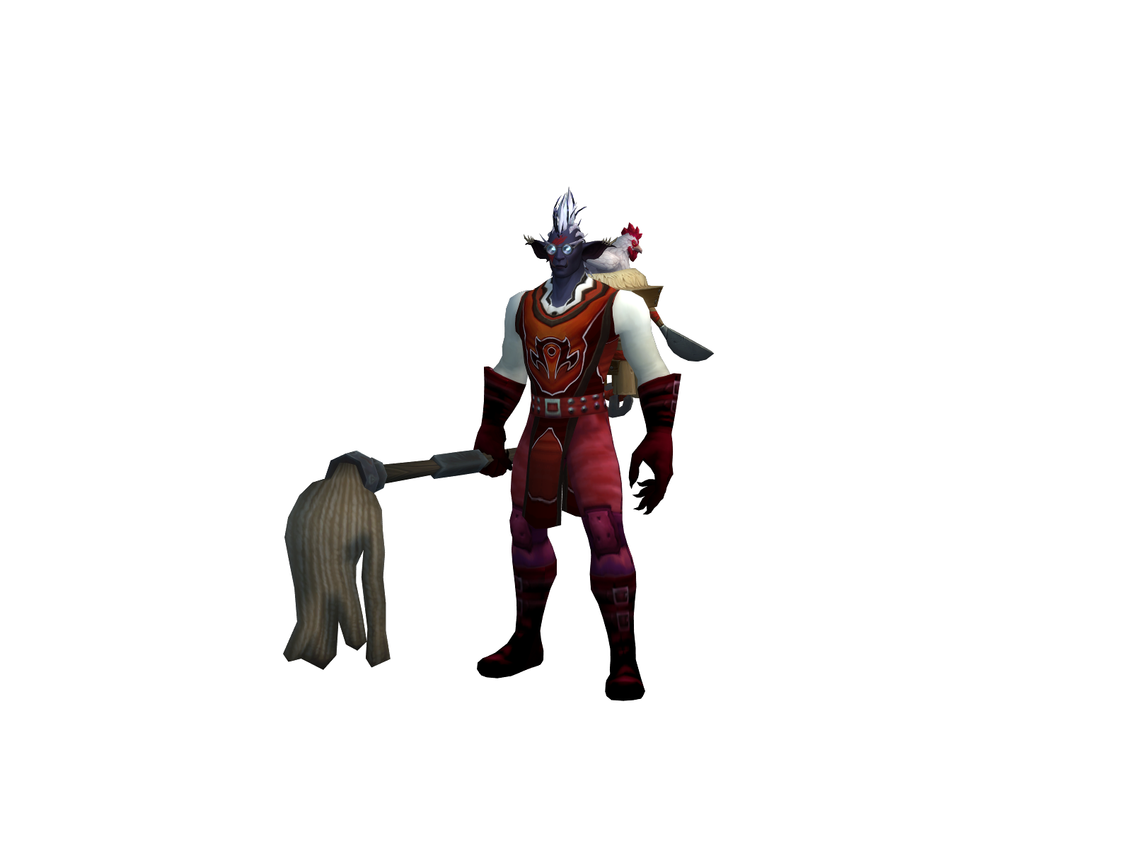 Justrabies 3D character render