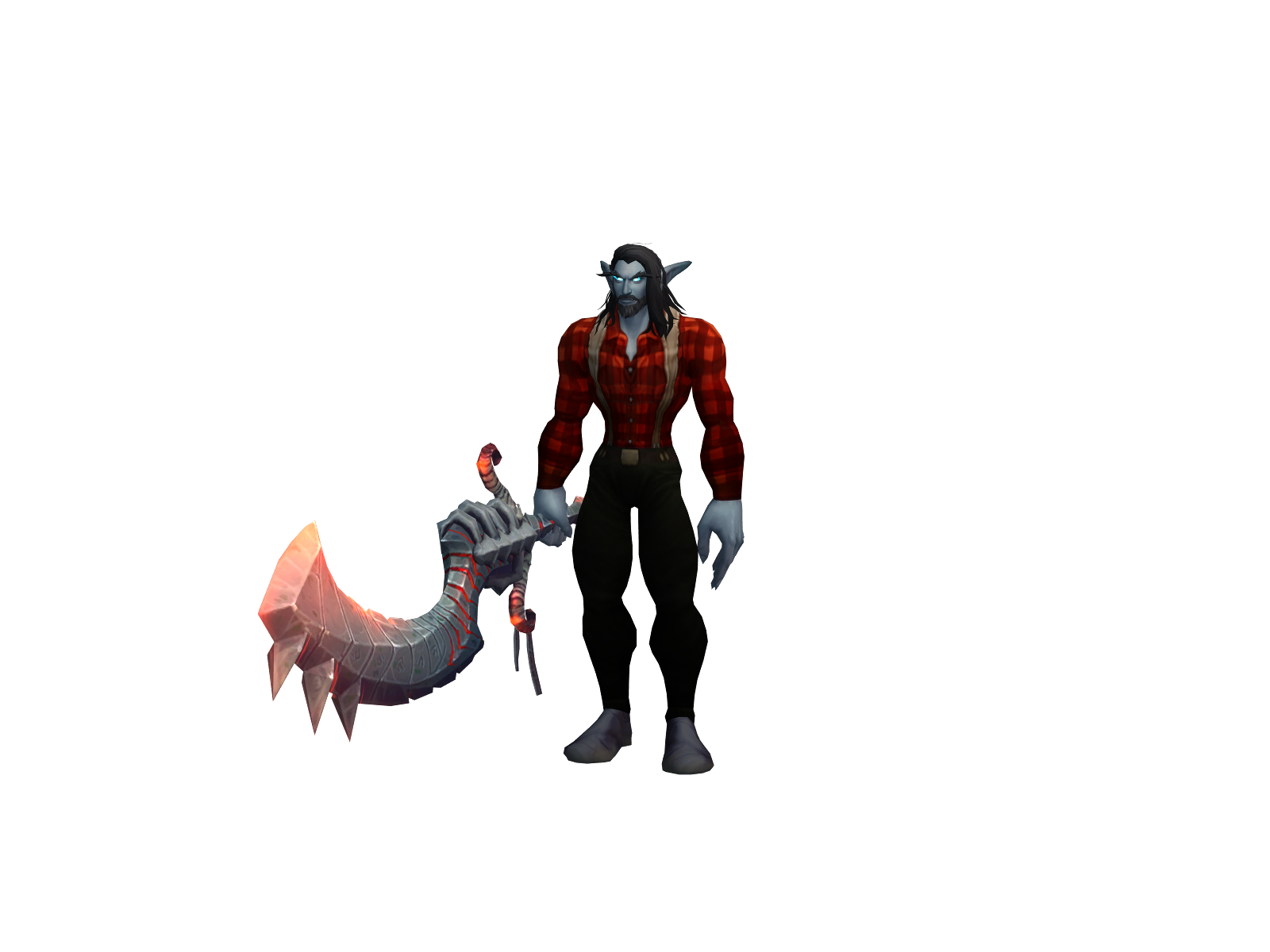 Xaler 3D character render