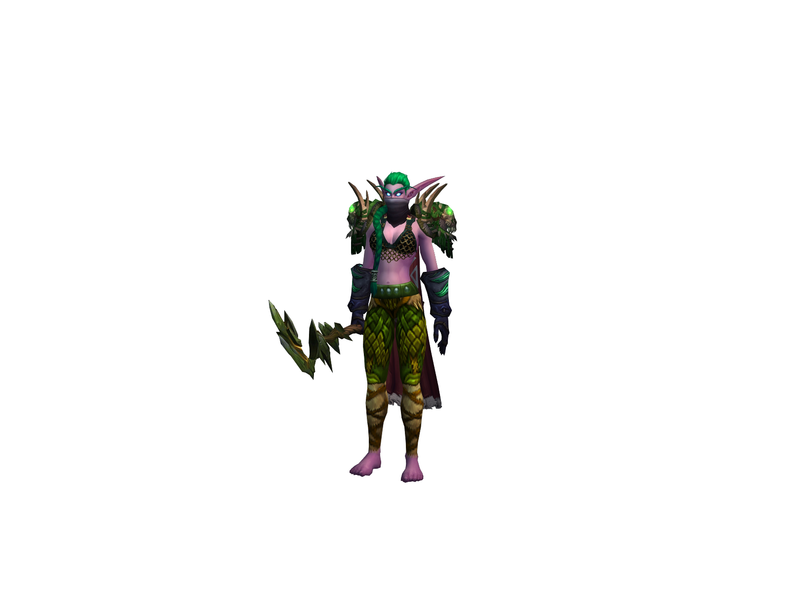 Dezan 3D character render