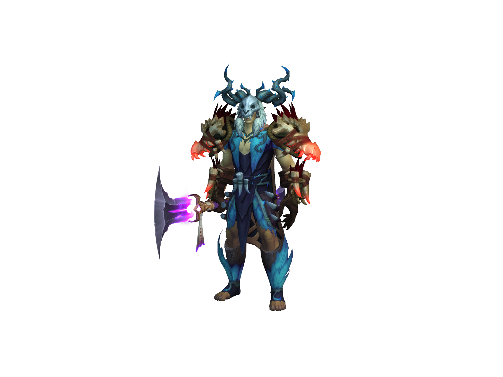 Whong 3D character render