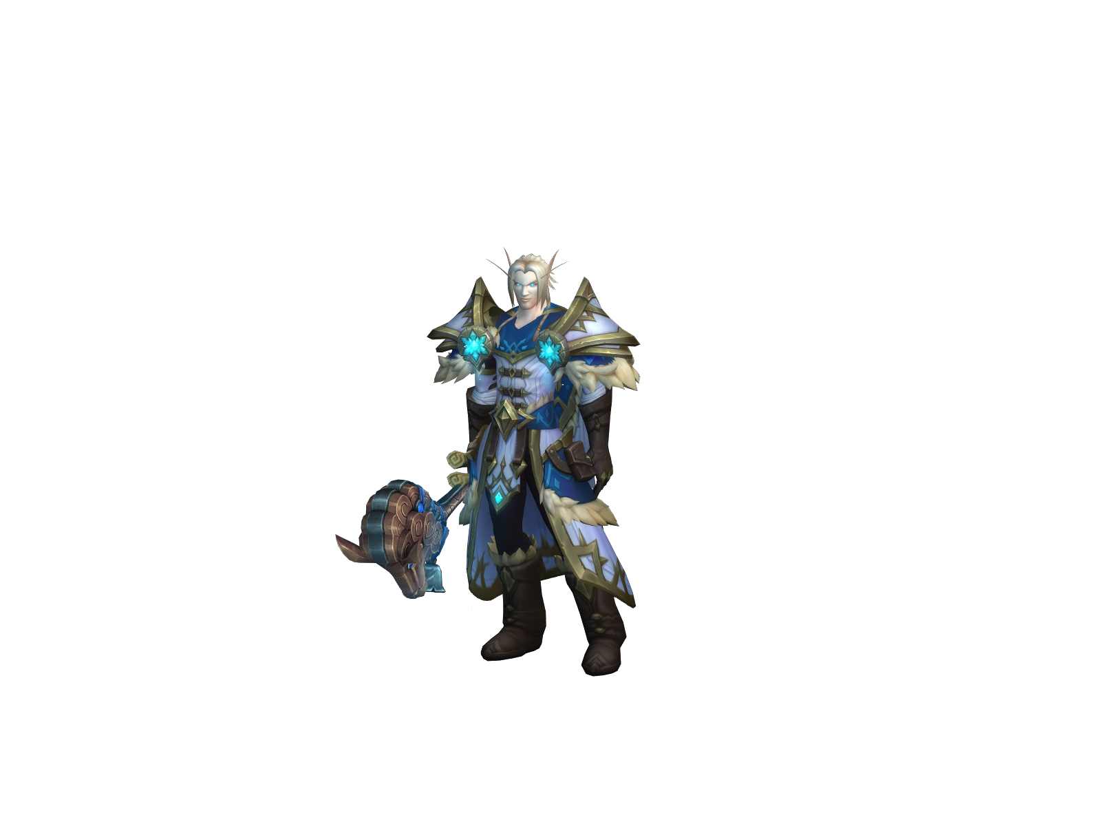 Manachew 3D character render