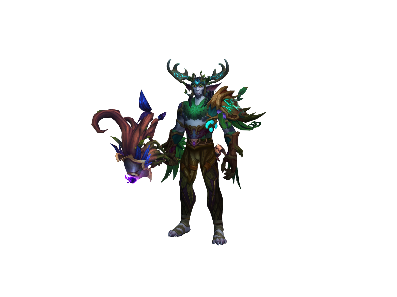 Grrif 3D character render