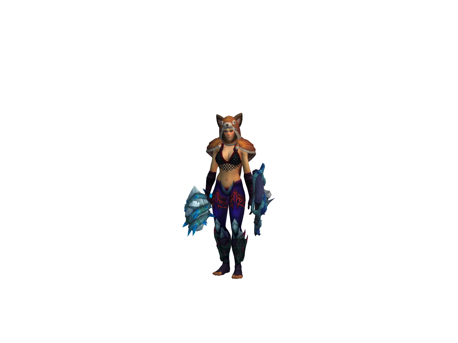 Nymphenia 3D character render