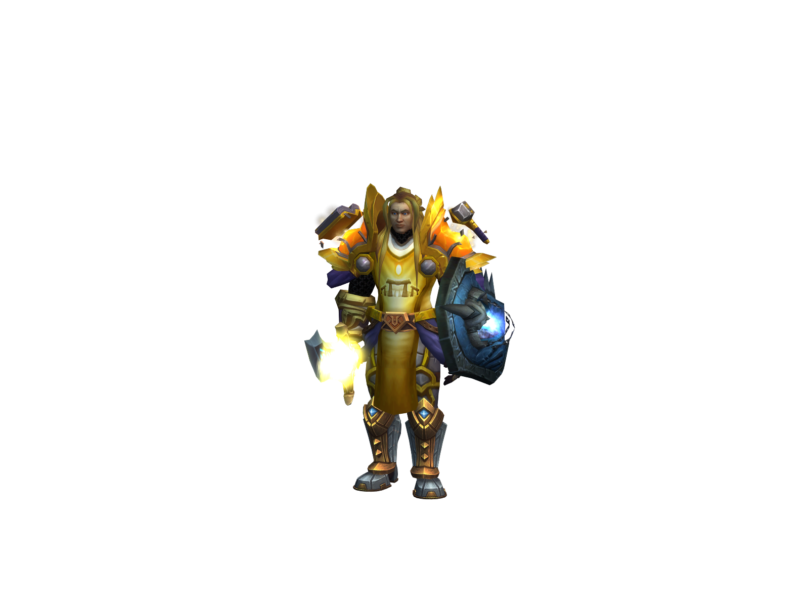 Holychron 3D character render
