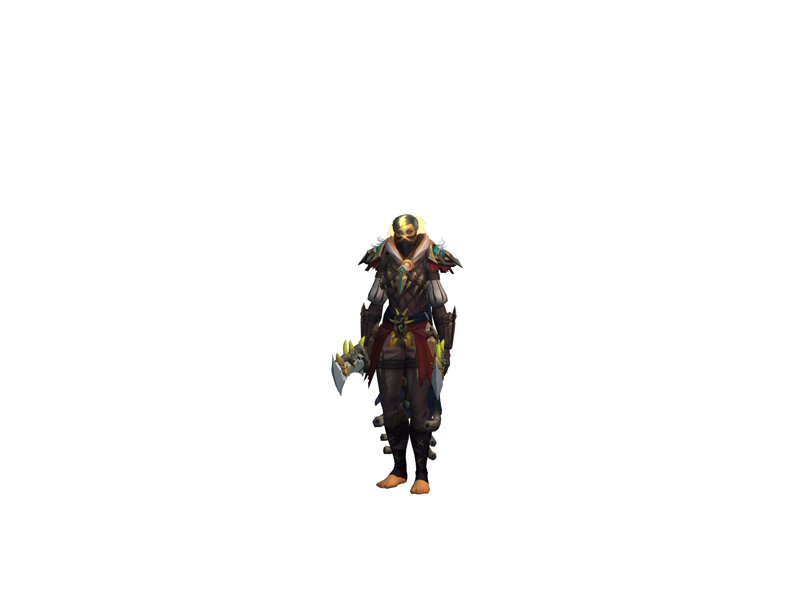 Tamiller 3D character render