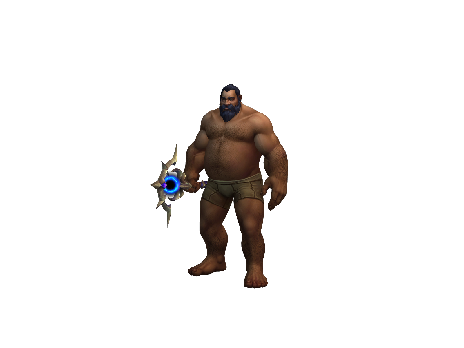 Welligan 3D character render