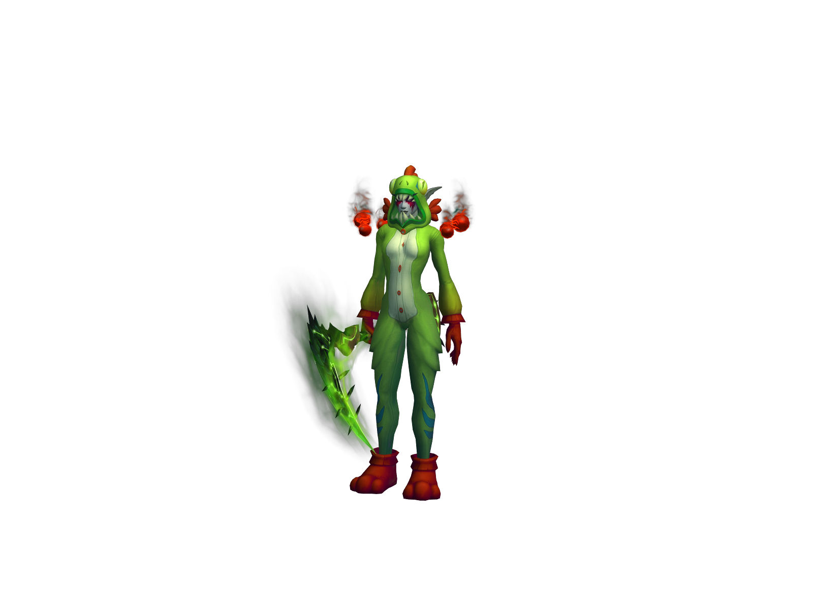 Hencat 3D character render
