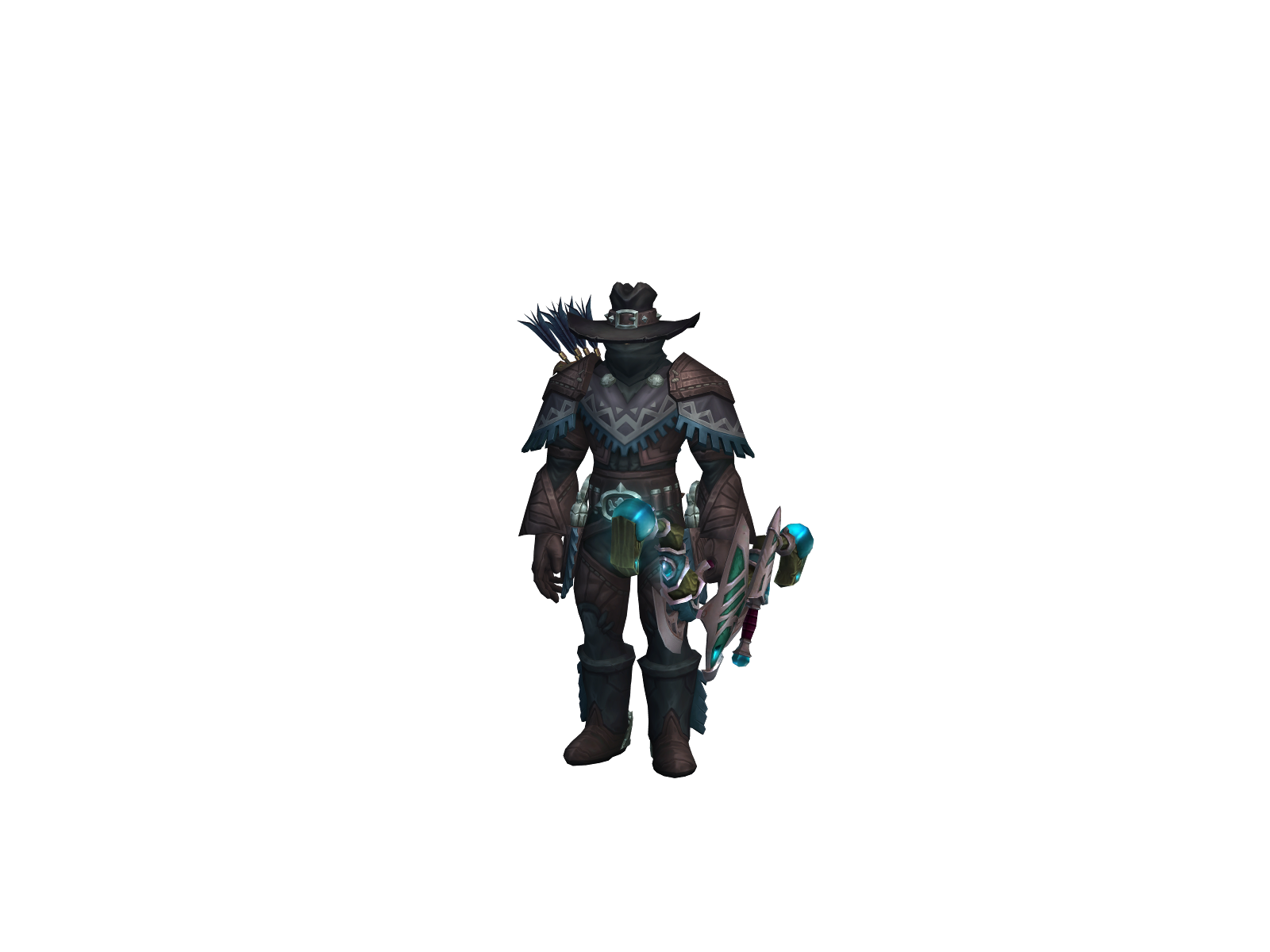 Grimtrigger 3D character render