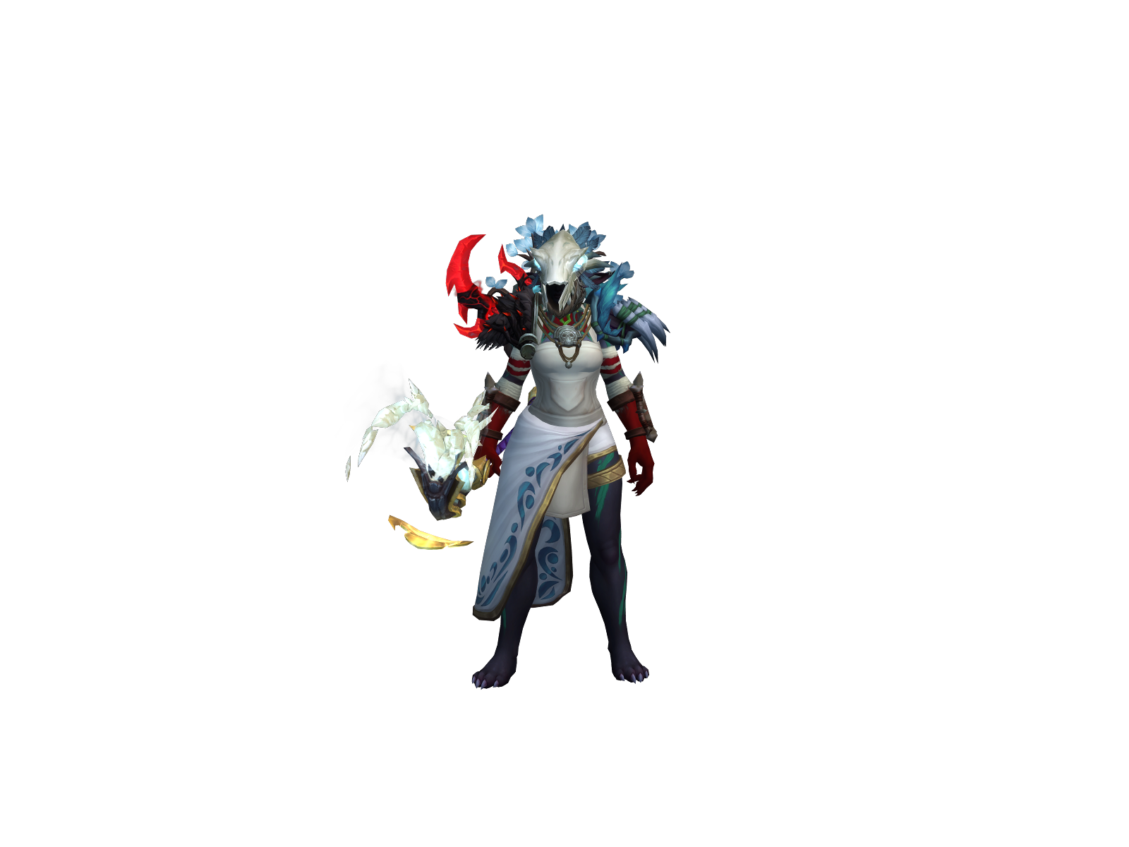 Dyuet 3D character render