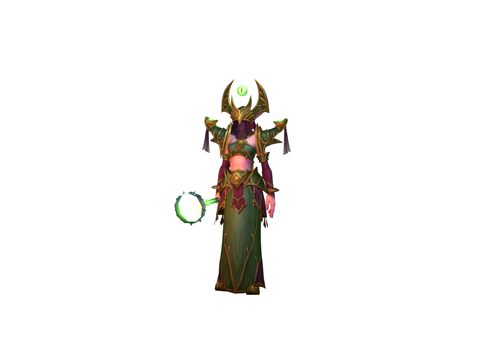 Sapphvil 3D character render