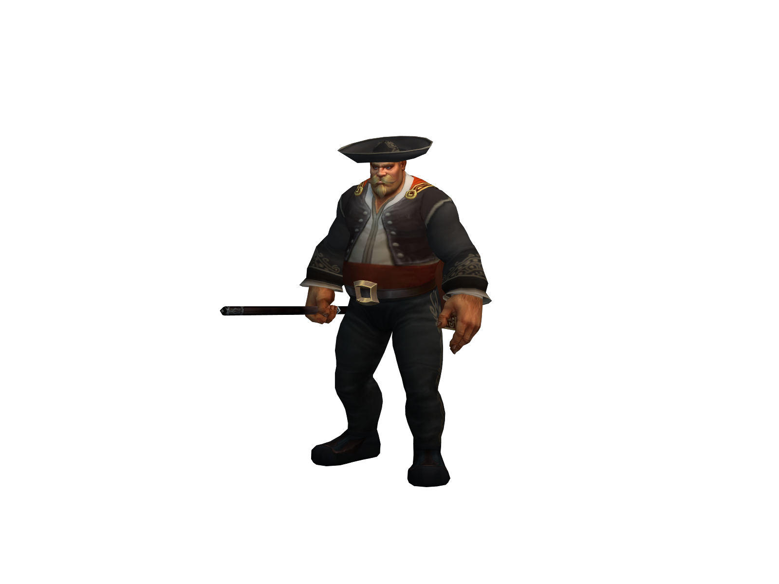 Flo 3D character render