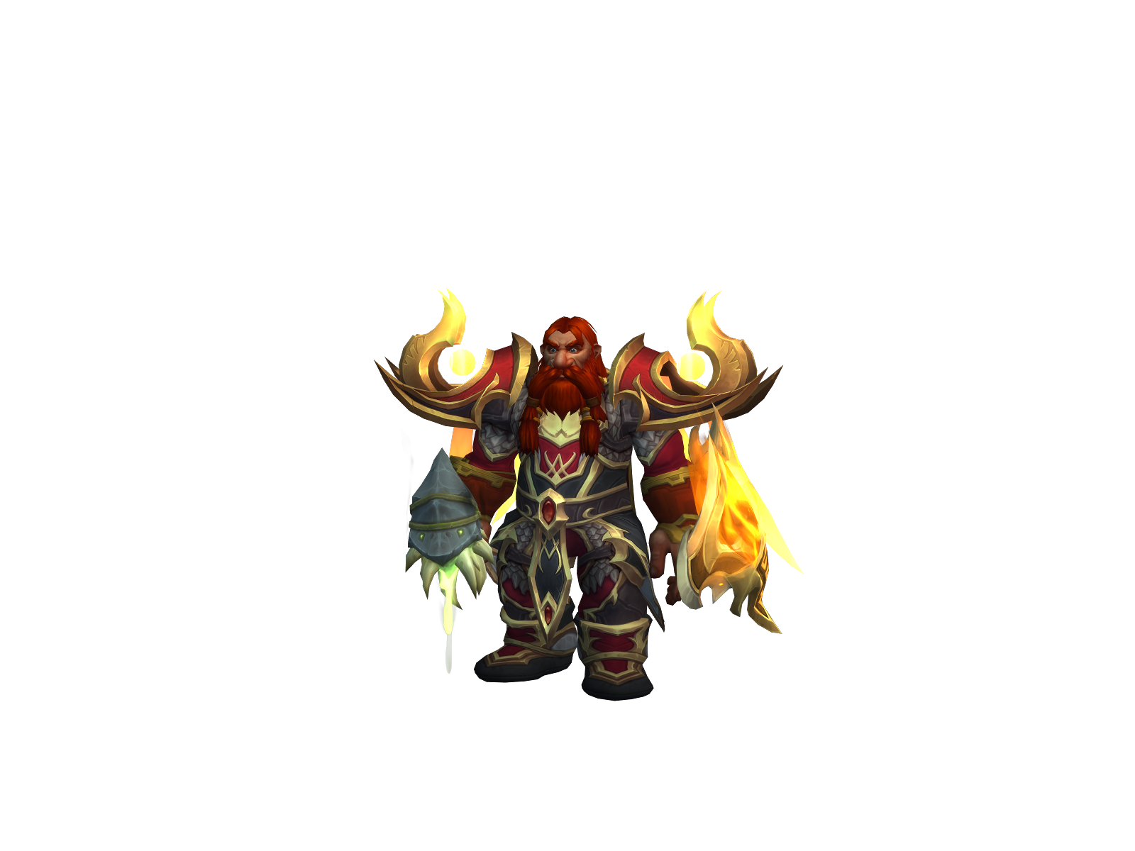 Rocusham 3D character render
