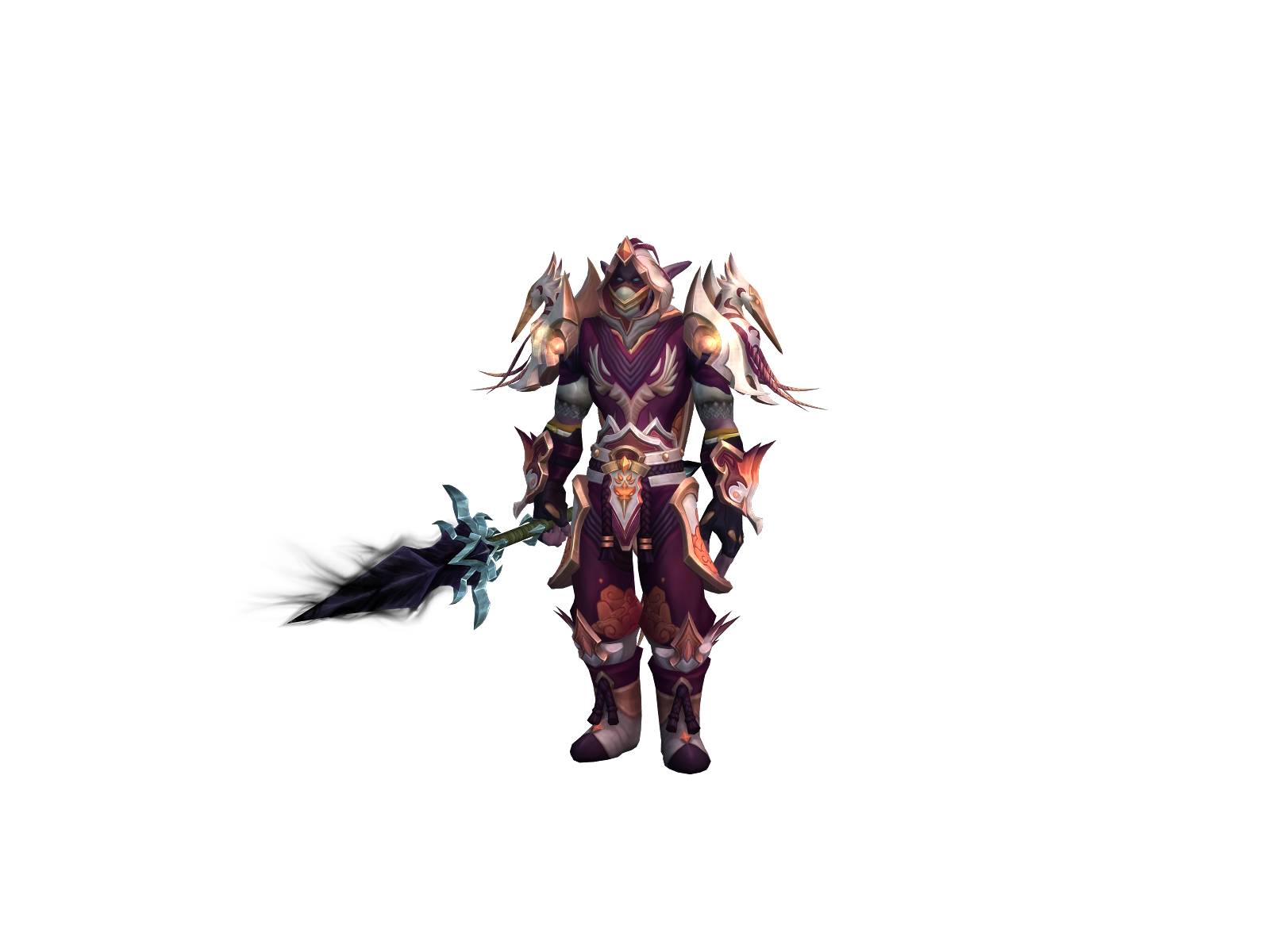 Hawktouken 3D character render