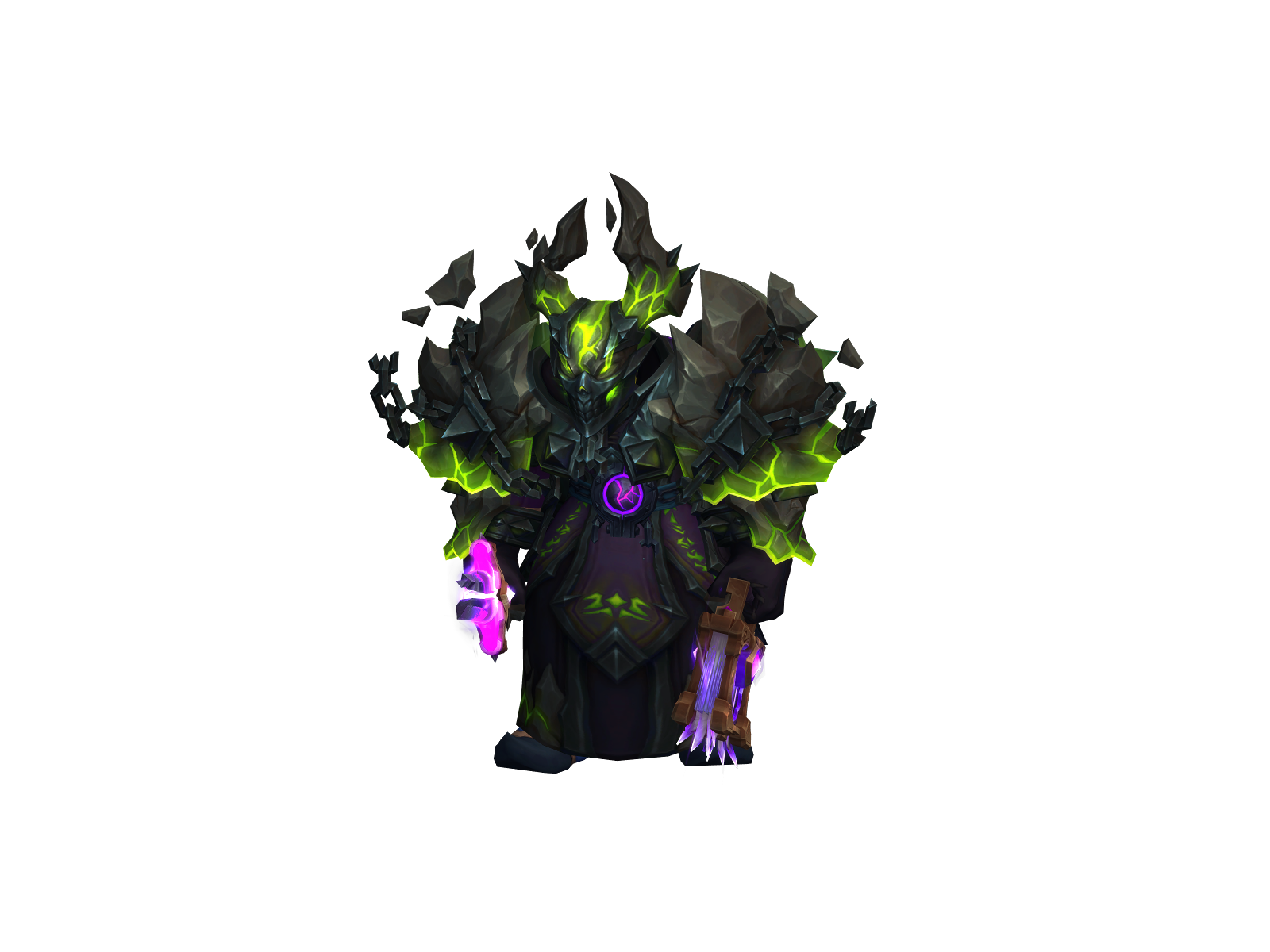Goldspam 3D character render
