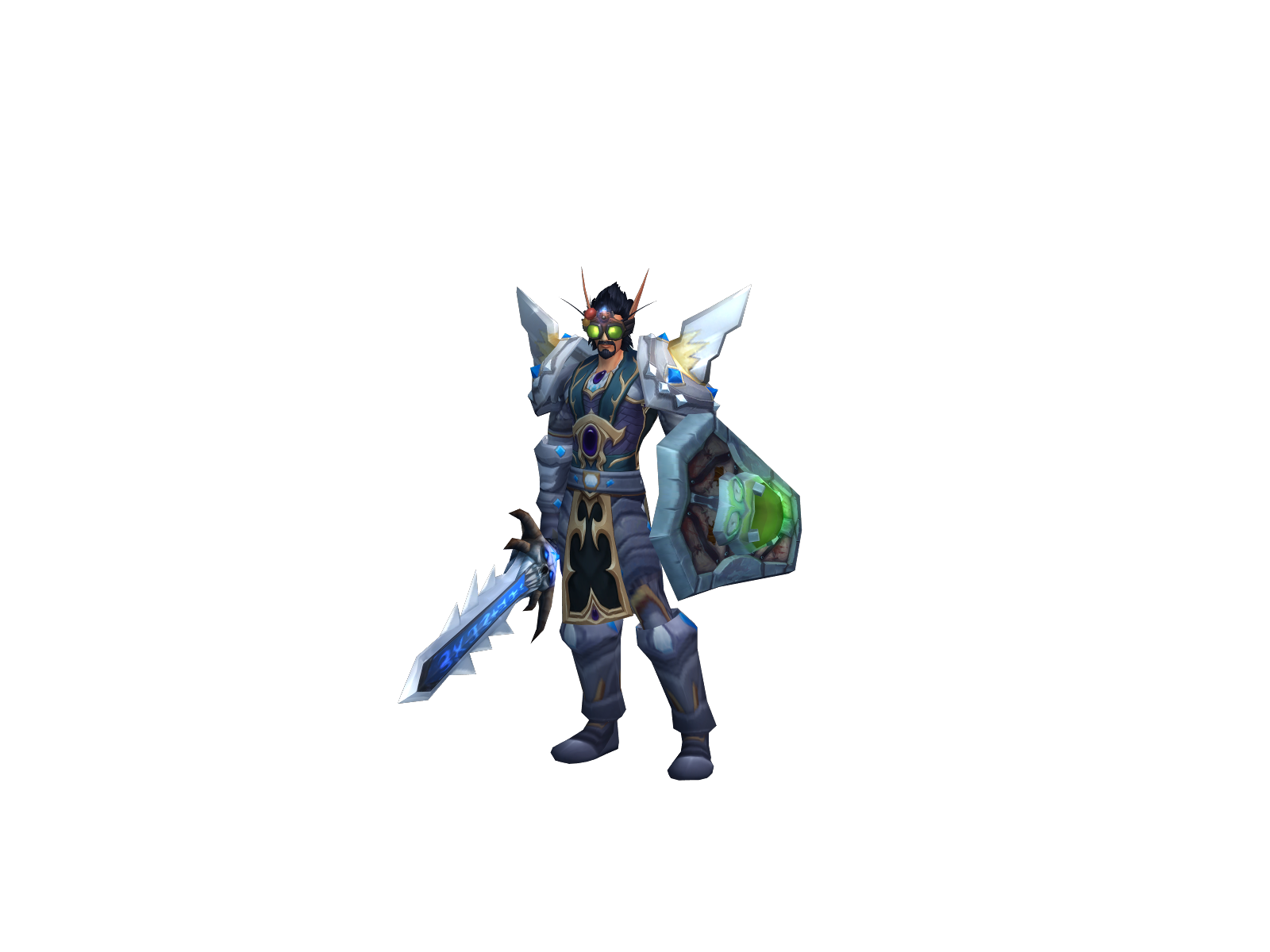 Fuffbacker 3D character render