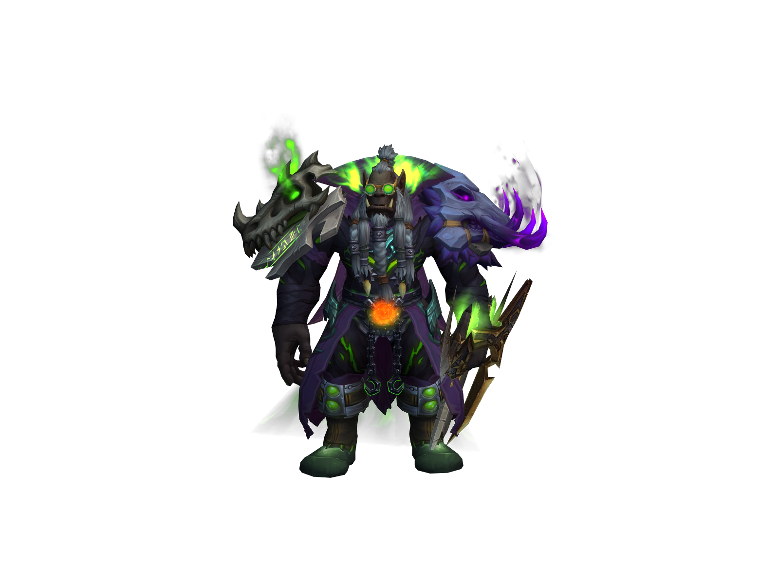 Croager 3D character render