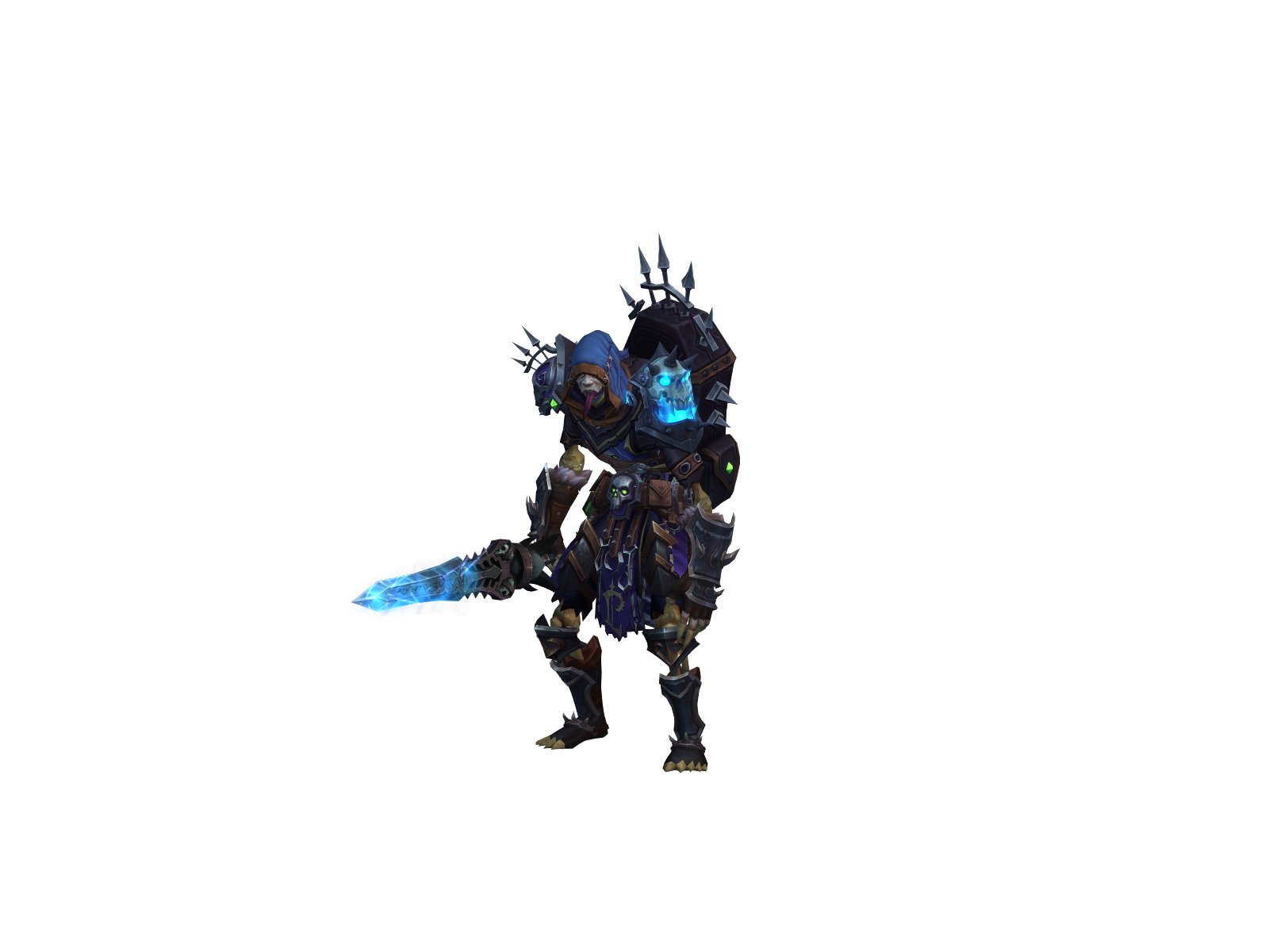Loralast 3D character render