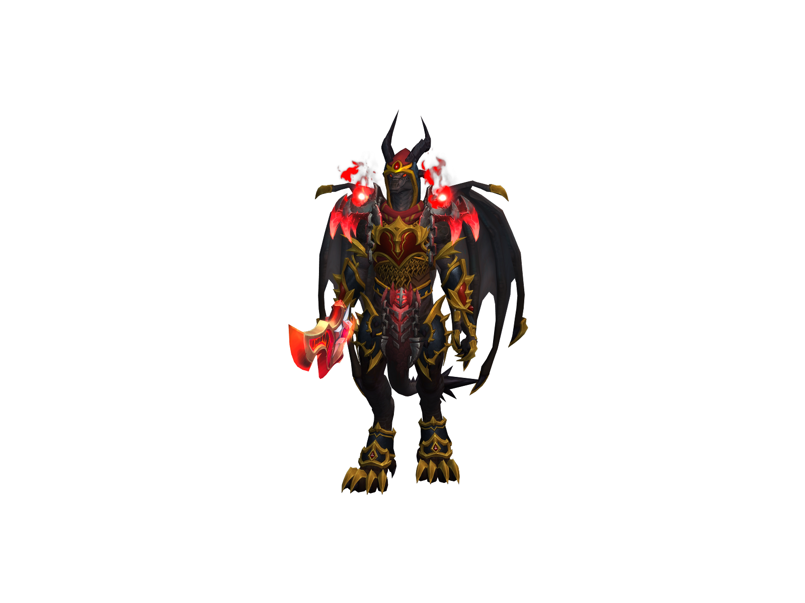 Dragussy 3D character render