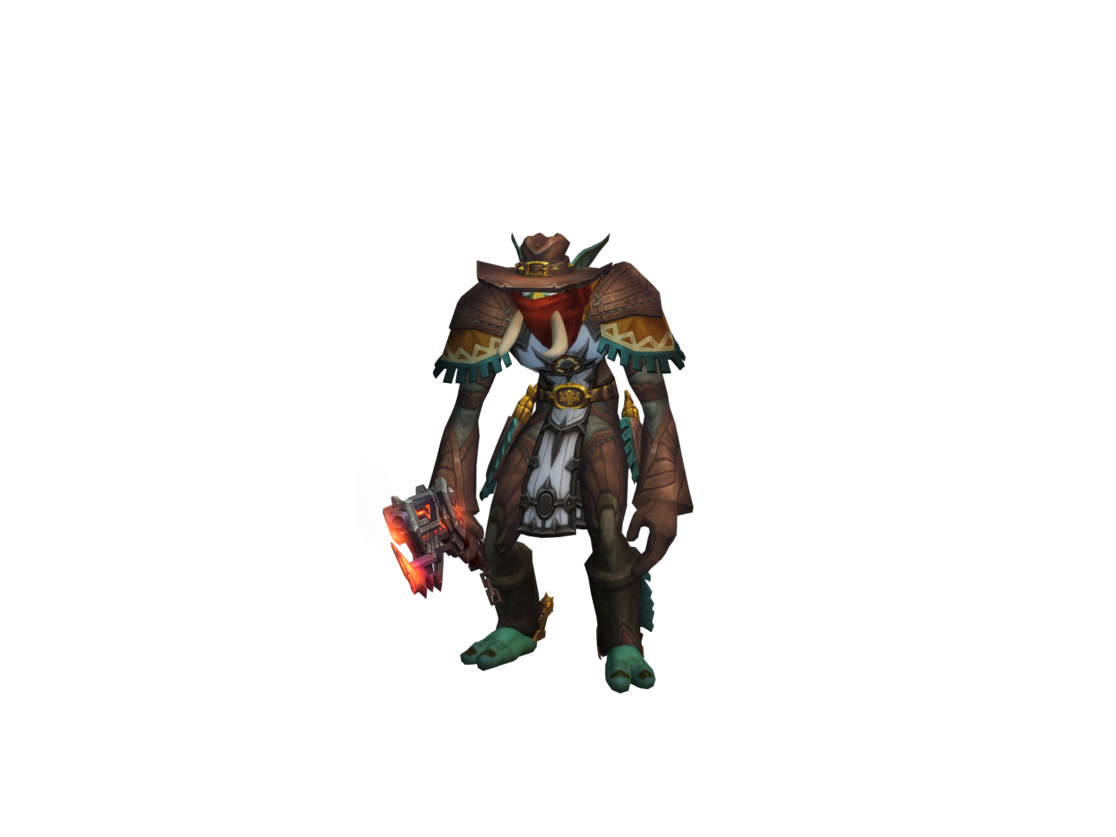 Hunterluis 3D character render