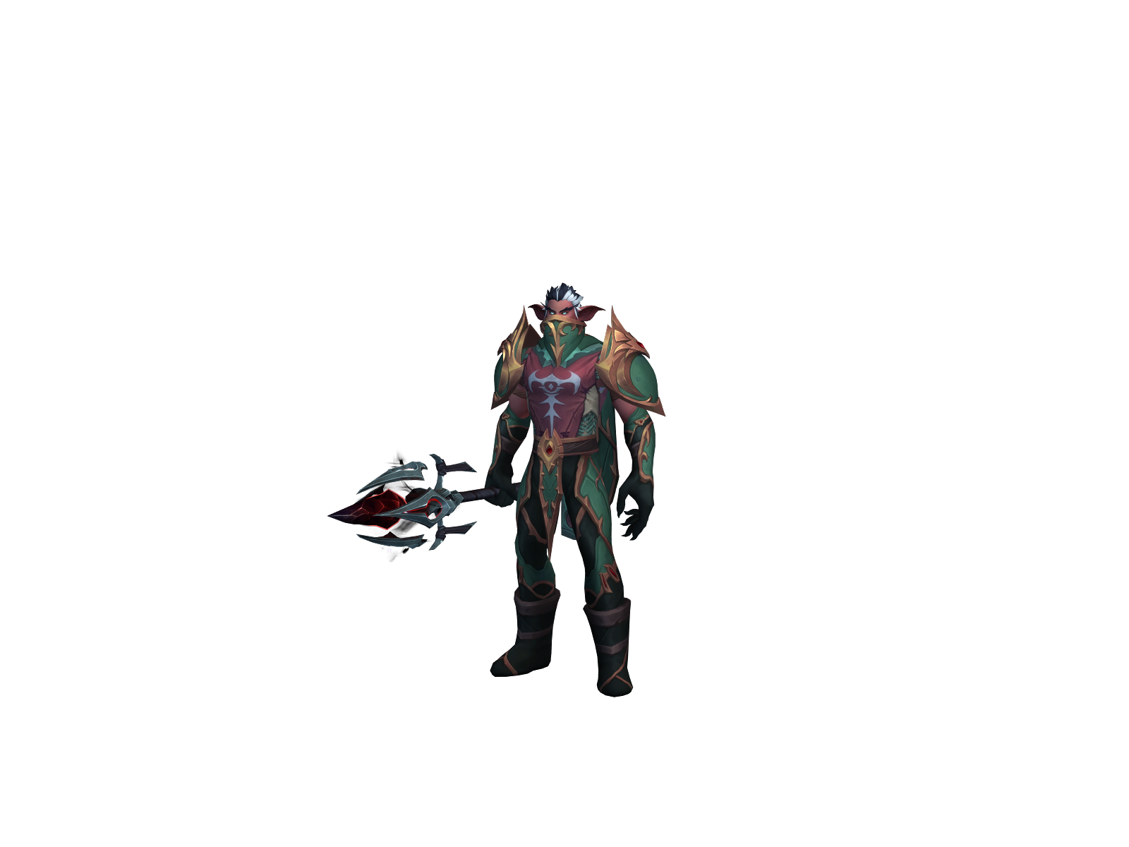 Ask 3D character render