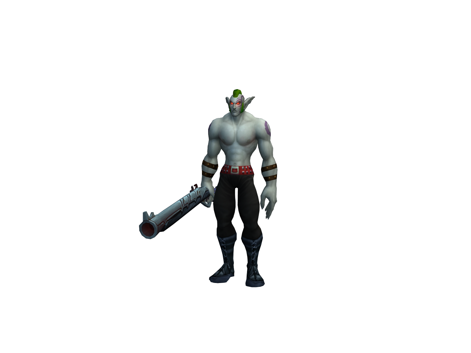 Pùnk 3D character render