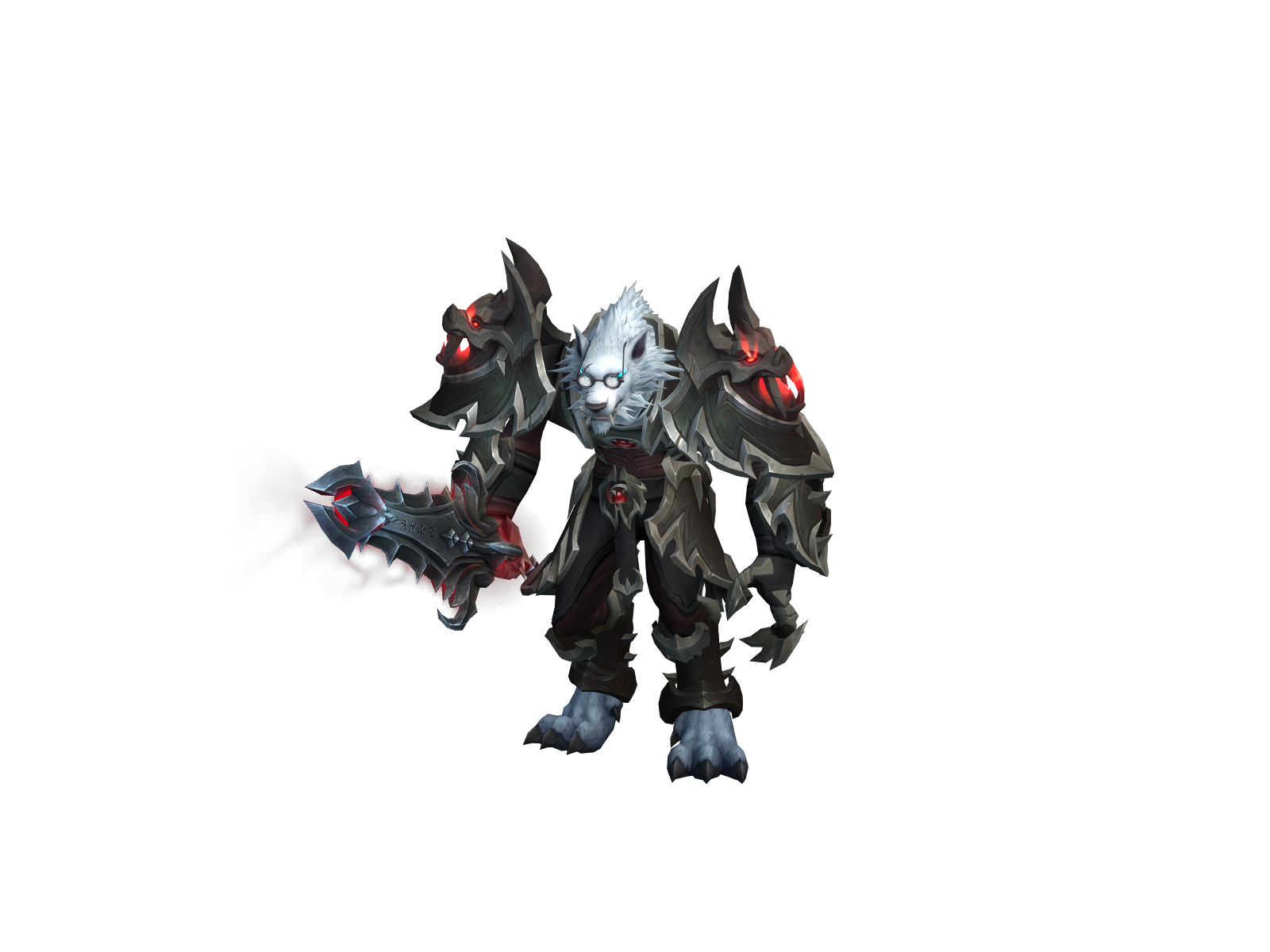 Blackmike 3D character render