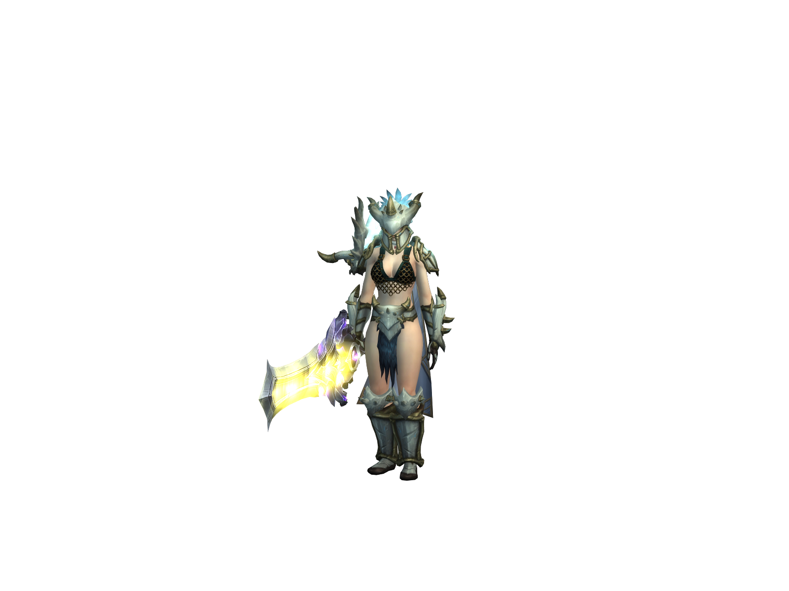 Nyerlathok 3D character render